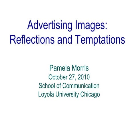 Advertisement Analysis Presentation | PPT