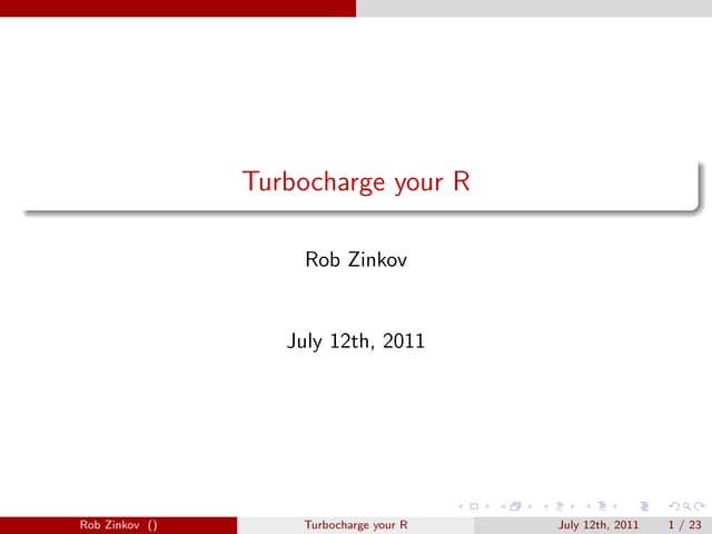 Los Angeles R users group - July 12 2011 - Part 2