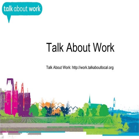 Talk About Work: benefits of an online profile