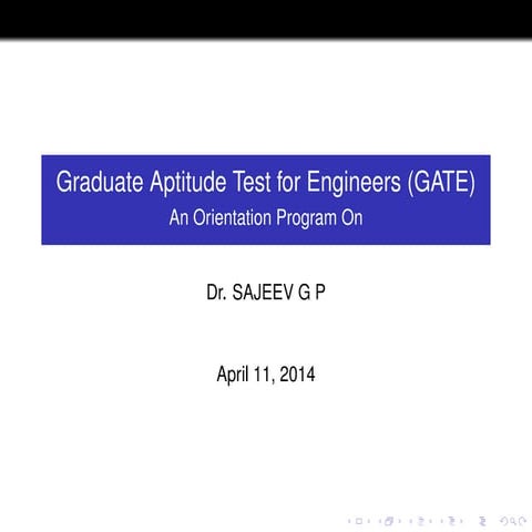 GATE Exam