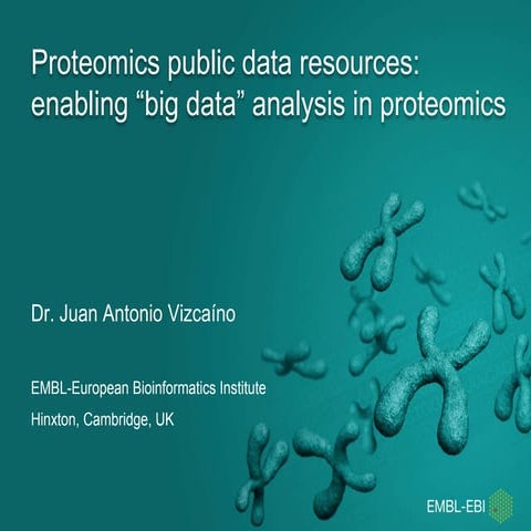 Proteomics public data resources: enabling "big data" analysis in proteomics