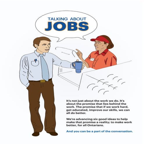 Talking About Jobs