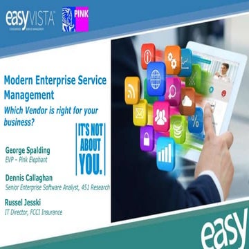 Modern Enterprise Service Management: Which Vendor is Right for Your Business?