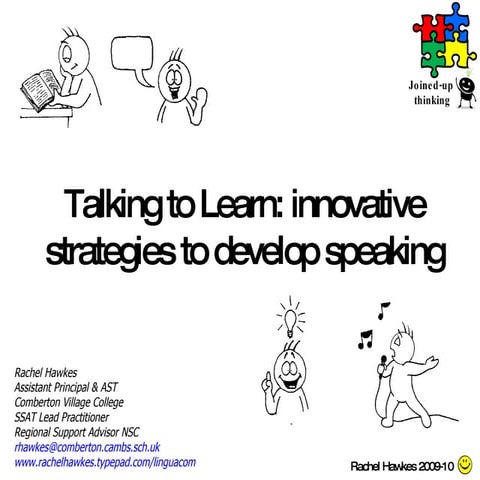 Talking To Learn Presentation