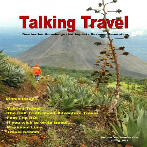 Talking Travel:  The Magazine Vol 1