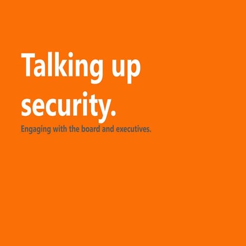 Talking Up Security