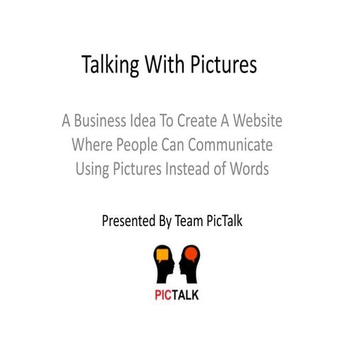 Talking with pictures