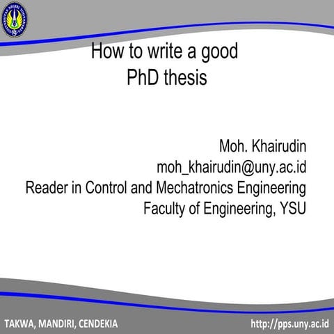 Talkshow tesis dan disertasi 2