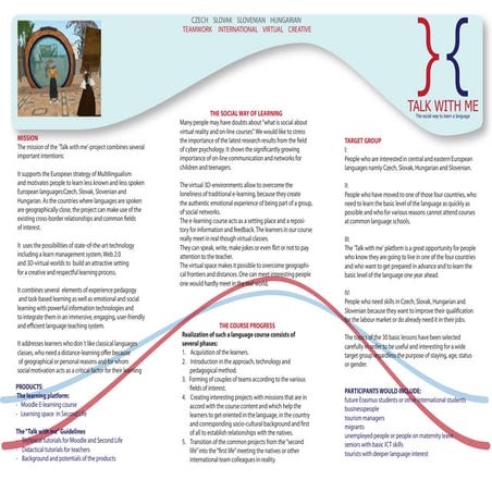 T A L K W I T H M E Flyer  E N