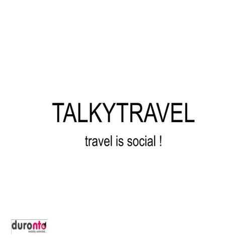 Talkytravel overview