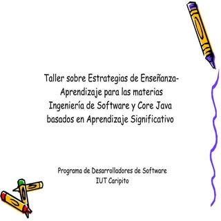 Taller Aprendizaje Significativo