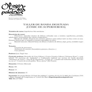 Taller banda deseñada