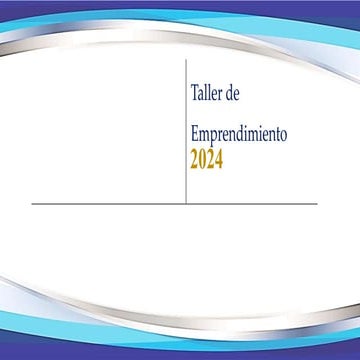Taller de emprendimiento para todo empre
