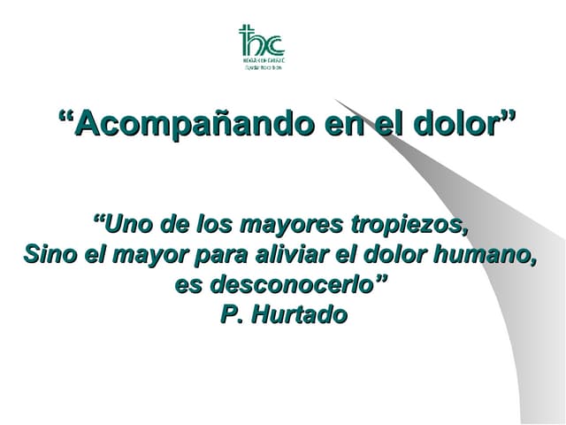 Taller de formacion Acompañando en el dolor