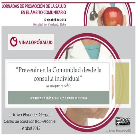 Taller participación comunitaria desde la consulta