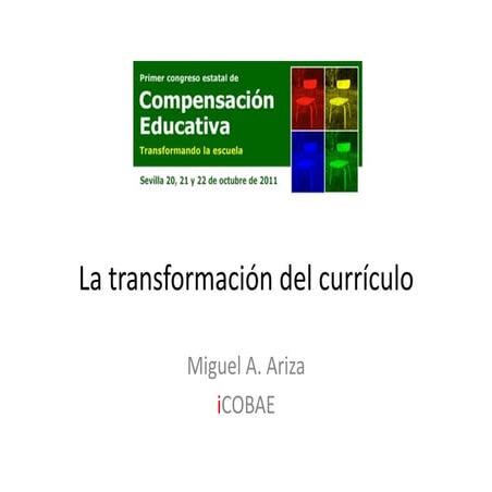 La transformación del currículo