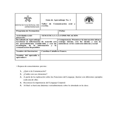 Taller 1  la comunicación-1