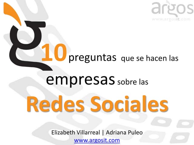 Taller Piloto Redes Sociales de Neg...