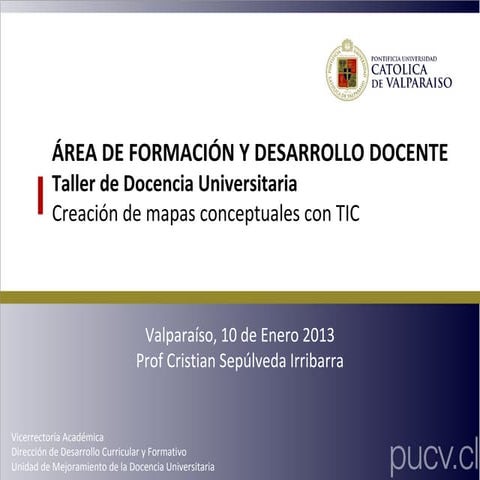 Taller 12   Creación de mapas conceptuales con tic