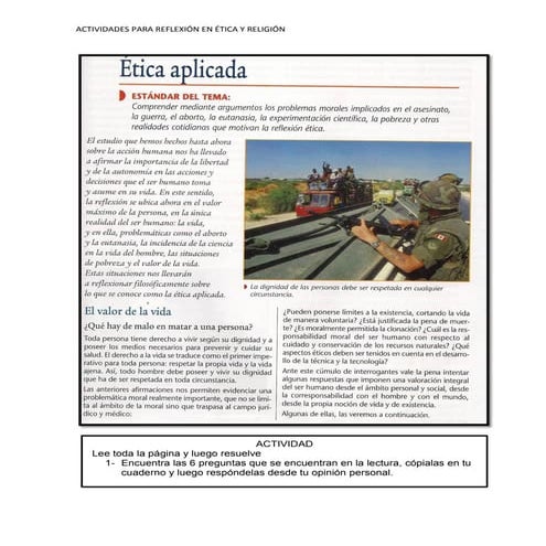 Taller 1 etica y religion 2013