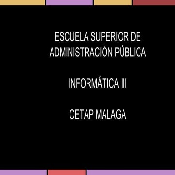 TALLER UNO INFORMATICA III GRUPO 1