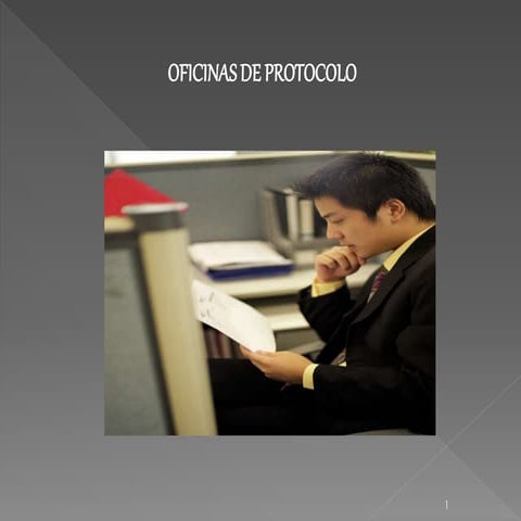 Oficinas de protocolo | PPTX