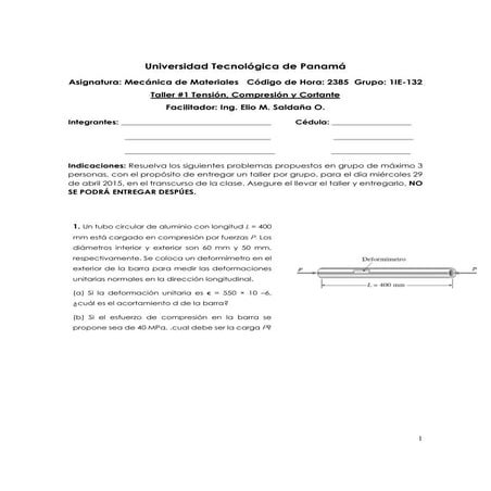 Problemas de materiales 