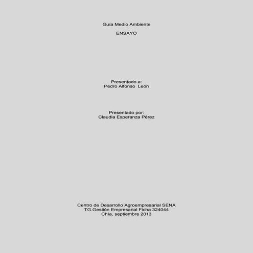 Taller 2 medio ambiente claudia pérez