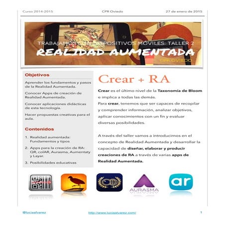 Taller Realidad Aumentada