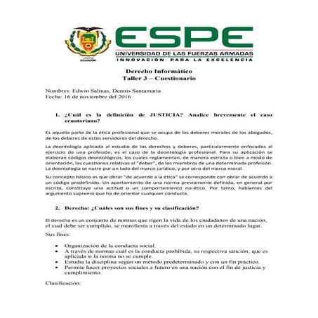 Taller 3 - Cuestionario Edwin Salinas, Dennis Santamaria