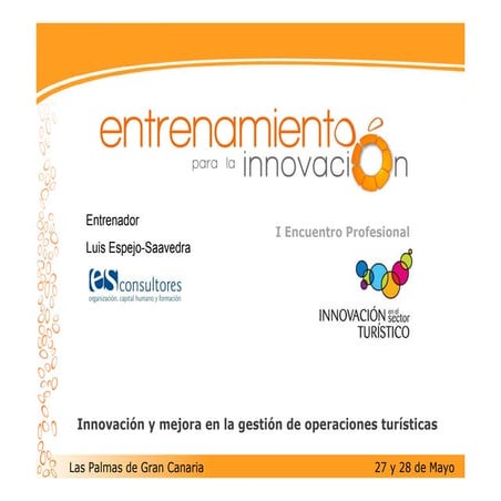 Innovaciones y mejoras de las operaciones turísticas