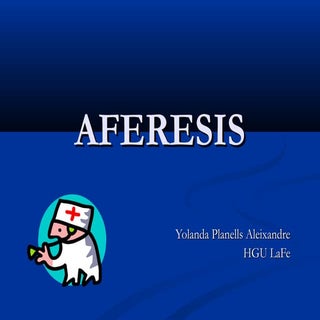 Taller aferesis terapeutica