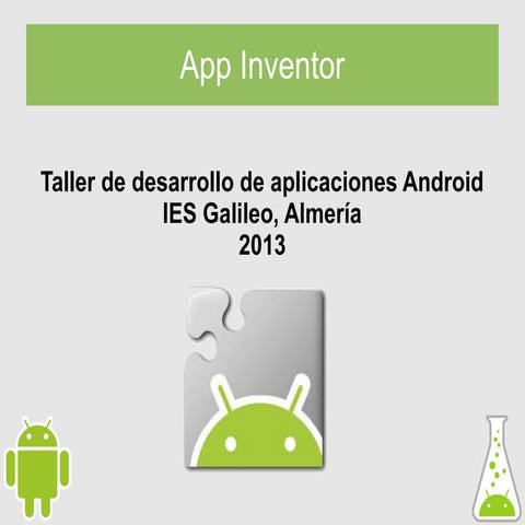 Taller app inventor