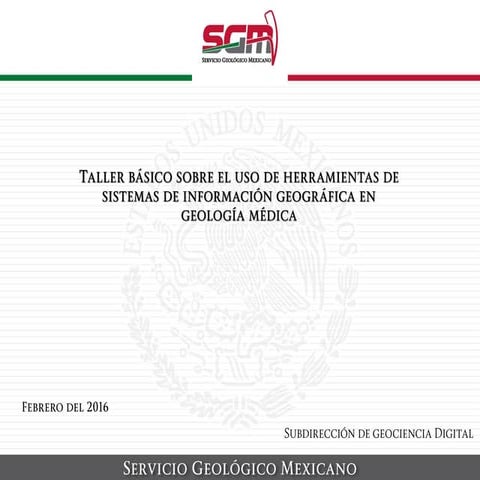 Taller Basico Sobre el Uso de Herramientas de SIG