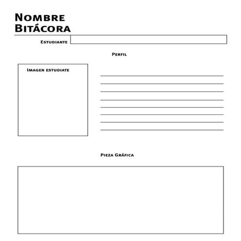 Taller bitácora perfil