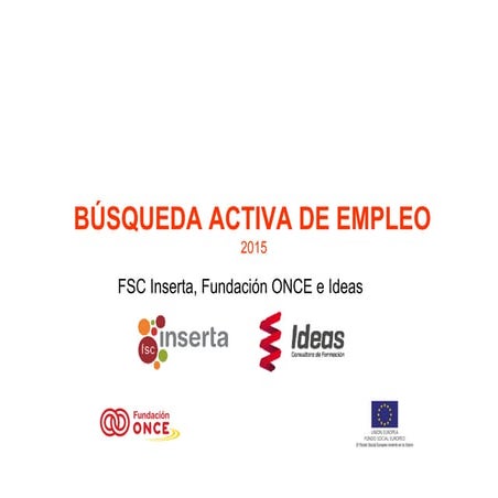 Taller Búsqueda Activa de Empleo