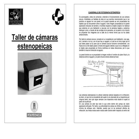 Taller cámaras estenopeicas (upm)