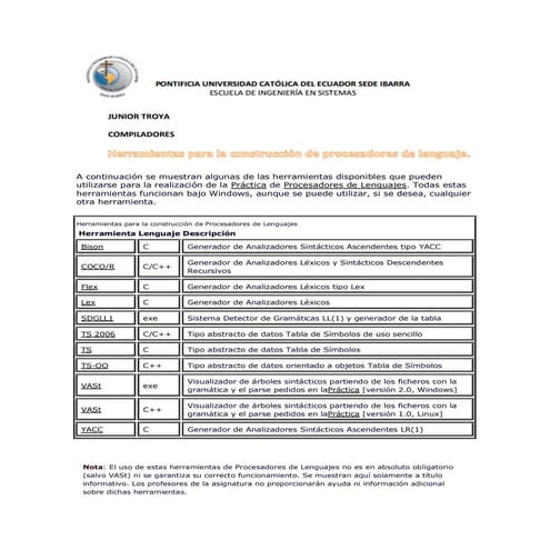 Taller compiladores conceptos