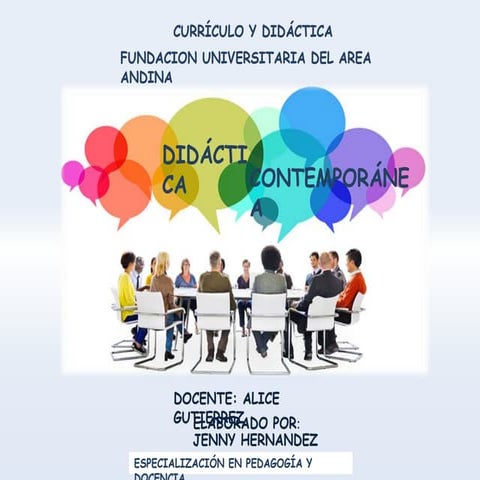 Didácticas contemporáneas