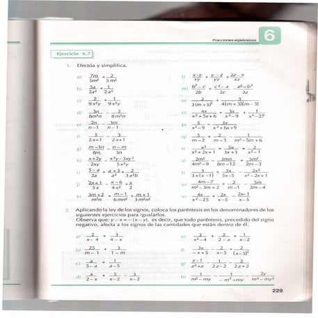 Ejercicios de factor comun | PDF