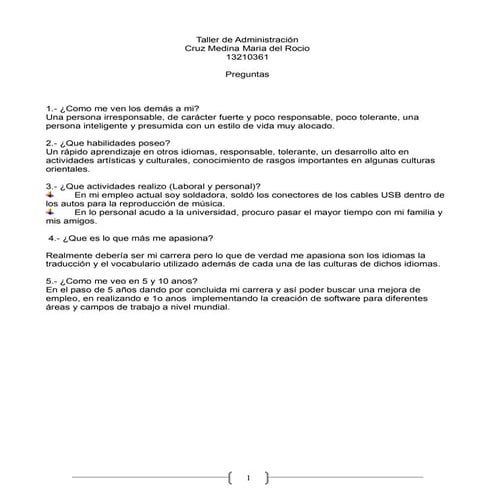 Taller de administracion