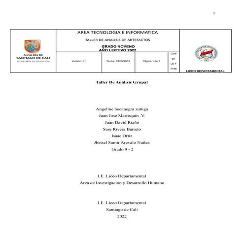 Taller de analisis grupal 