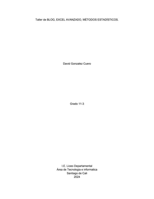 Taller de BLOG, EXCEL AVANZADO, MÉTODOS ESTADÍSTICOS.docx