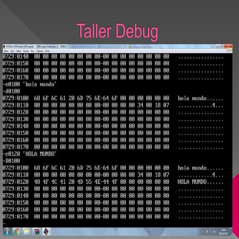 Taller debug | PPTX