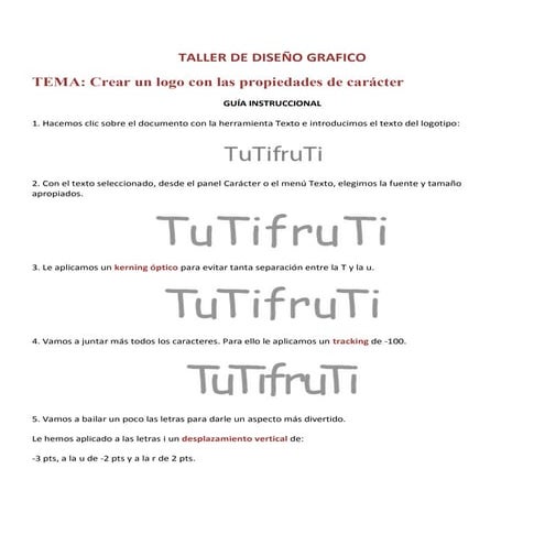 Taller de diseño grafico