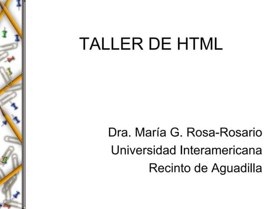Taller de html