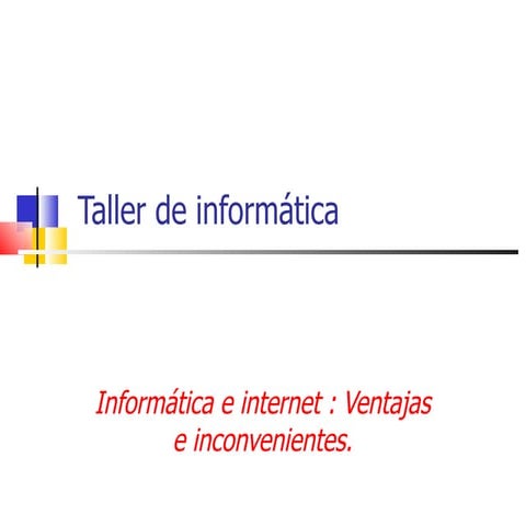 Taller de informática para padres