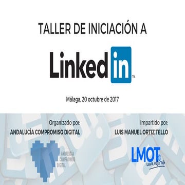 Taller de iniciación a Linkedin