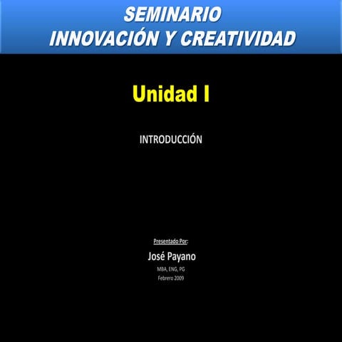 Taller de innovacion -  introduccion