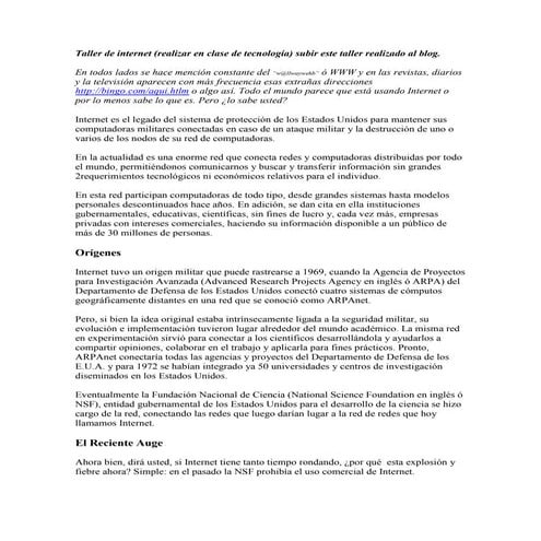 Taller de internet 10c